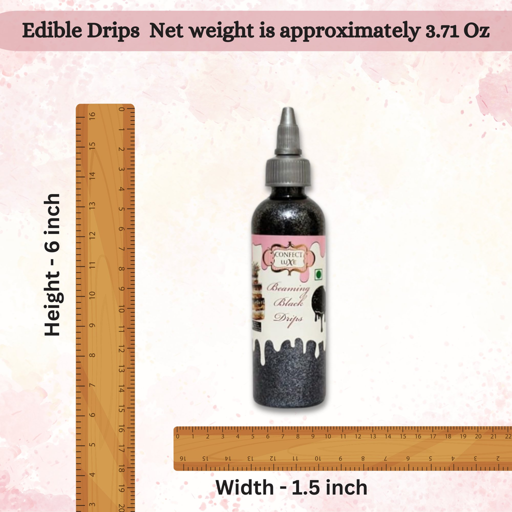 Confect Beaming Black | Edible Drips | Grab2Buy