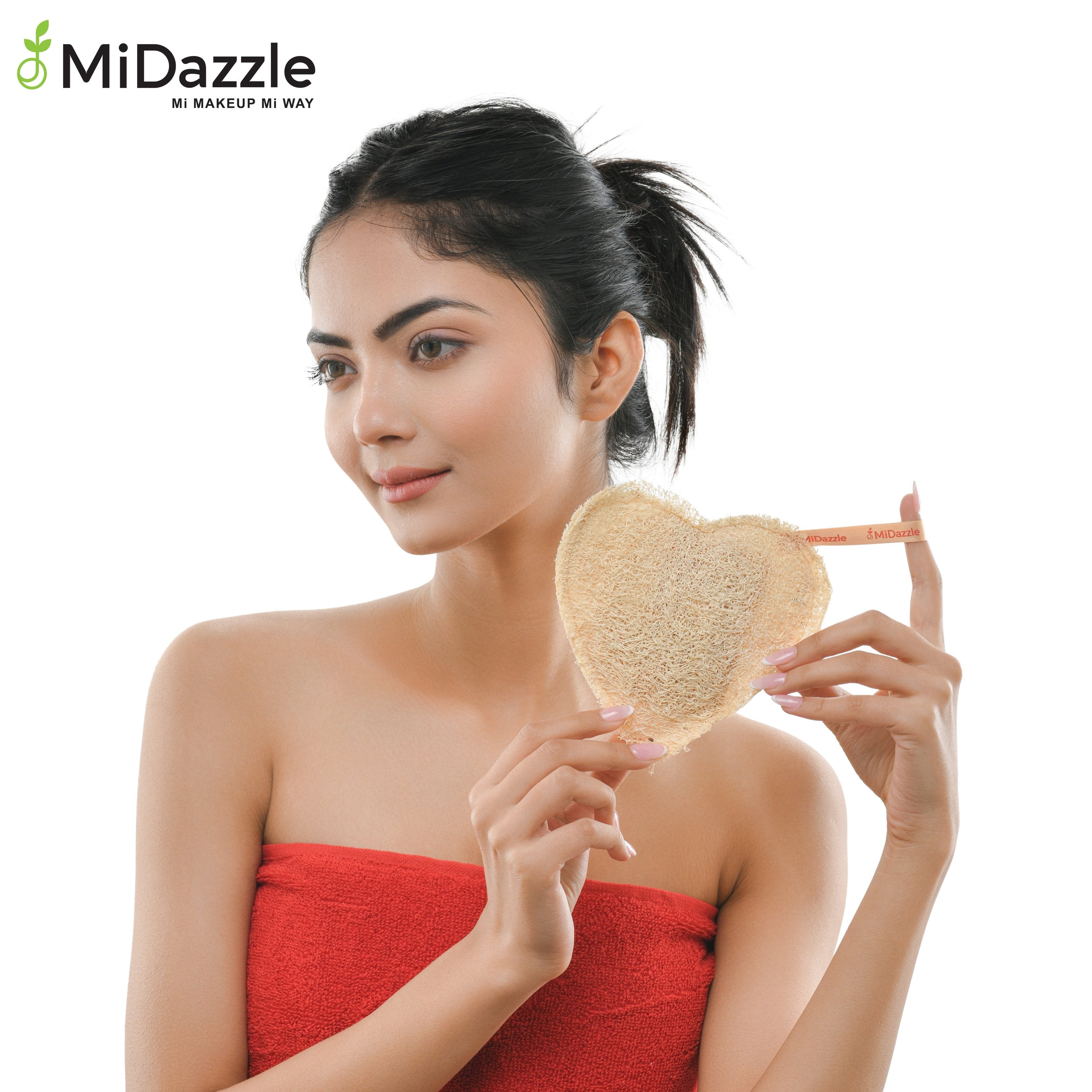 MiDazzle Loofah (Heart) MIOL6104 | Grab2Buy