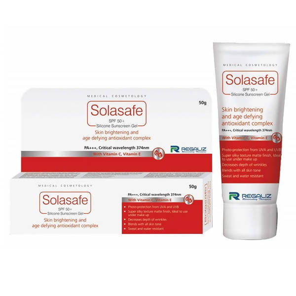 Regaliz Solasafe SPF 50+ Silicone Sunscreen Gel | Grab2Buy