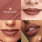 Swiss Beauty Satin Comfort Smooth Glide, Highly Pigmented , Ultra Hydrating Lipstick - 1 Barely Nude