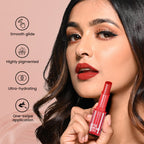 Swiss Beauty Satin Comfort Smooth Glide, Highly Pigmented , Ultra Hydrating Lipstick - 8 Salmon Pink | Grab2Buy