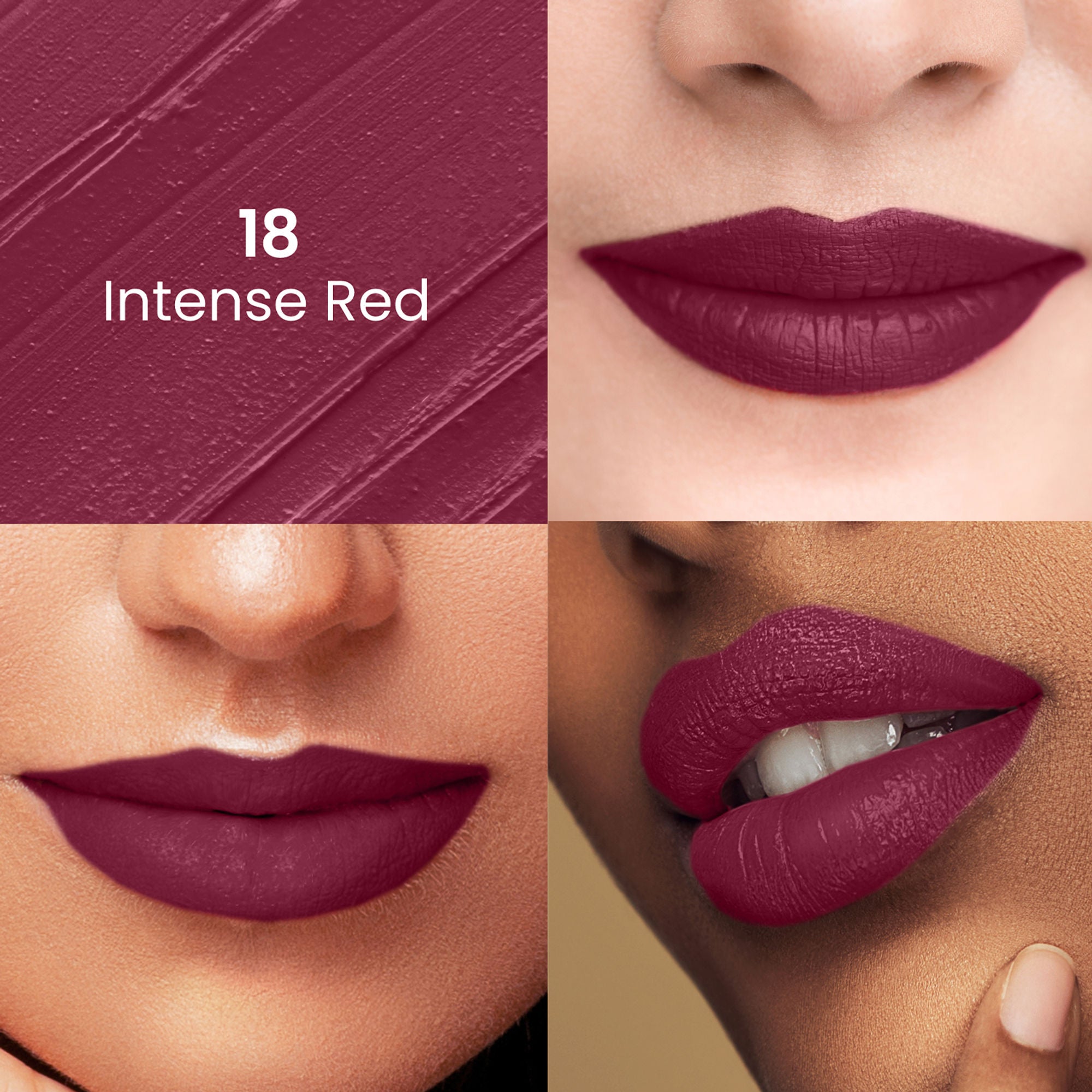Swiss Beauty Satin Comfort Smooth Glide, Highly Pigmented , Ultra Hydrating Lipstick - 18 Rouge Red | Grab2Buy