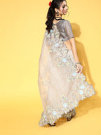 Saree Mall Solid Saree For Girls | Grab2Buy
