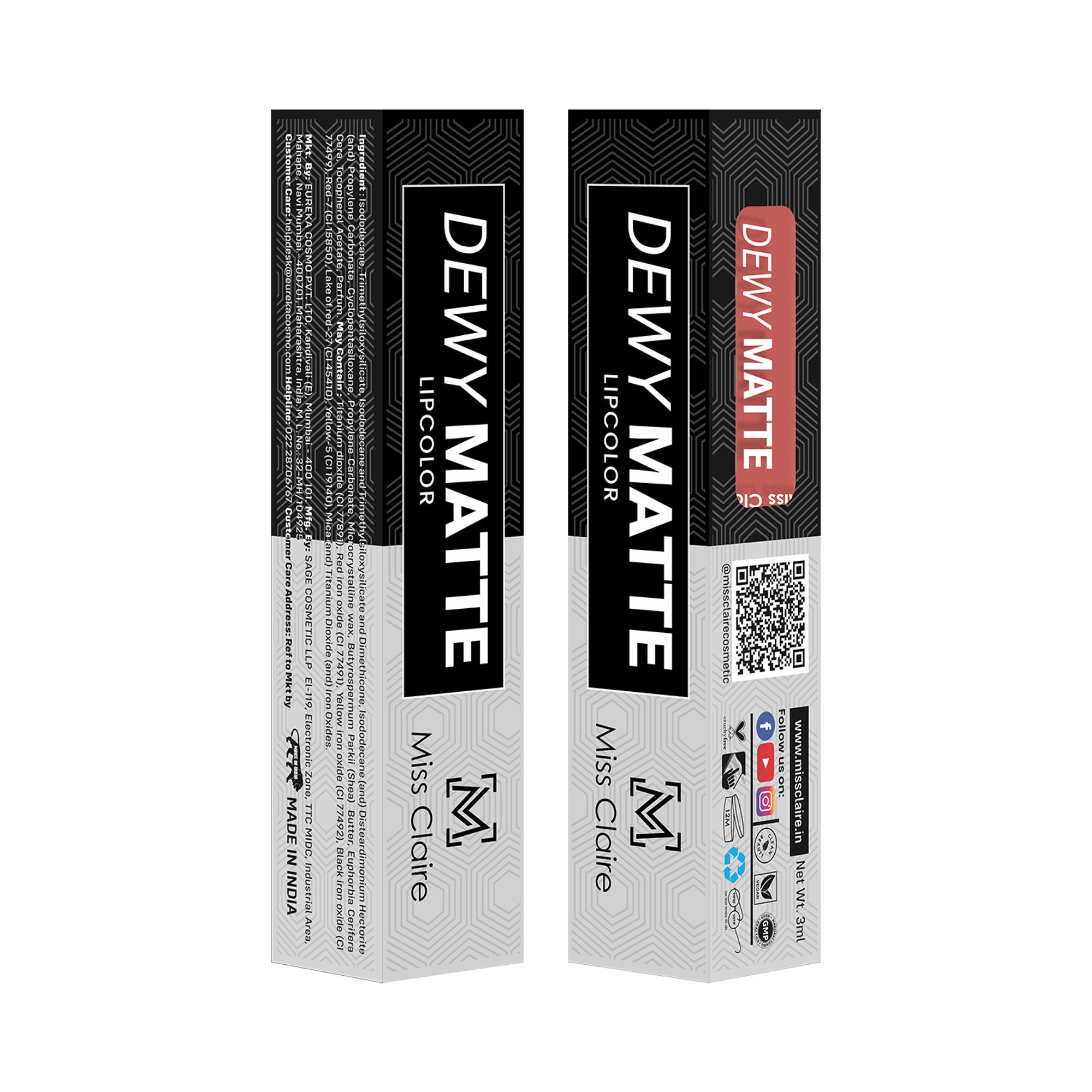 Miss Claire Dewy Matte Lip Color - 05 Slacker