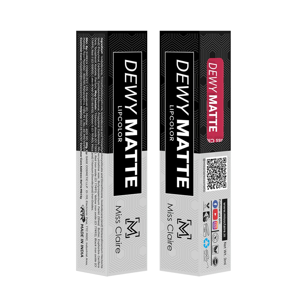Miss Claire Dewy Matte Lip Color - 19 Heart On | Grab2Buy