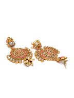 Shining Diva Gold-Toned Dome Shaped Jhumkas | Grab2Buy