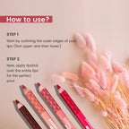 Matt Look Color Treasure Luxury Matte Lip Pencil Crayon - 04 Loveable Wine | Grab2Buy