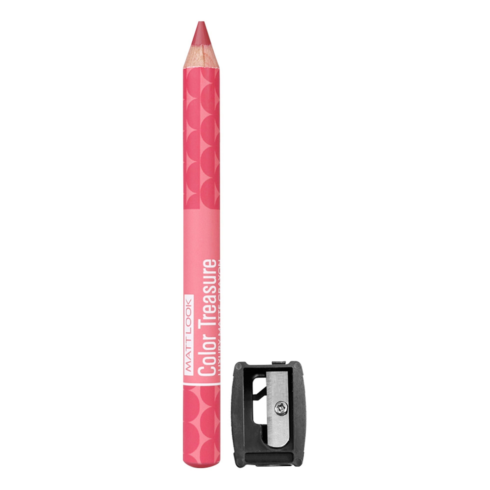 Matt Look Color Treasure Luxury Matte Lip Pencil Crayon - 12 Charming Pink | Grab2Buy