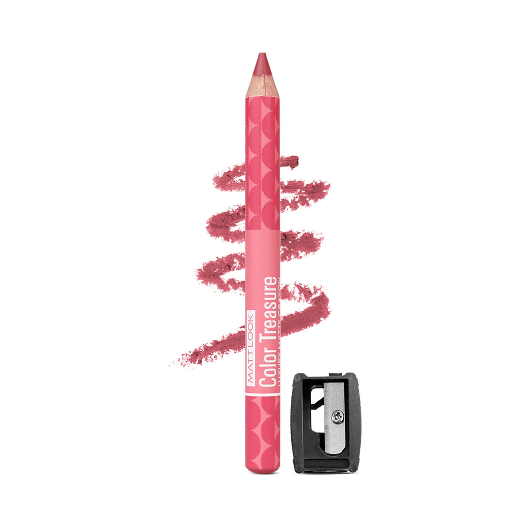 Matt Look Color Treasure Luxury Matte Lip Pencil Crayon - 12 Charming Pink | Grab2Buy