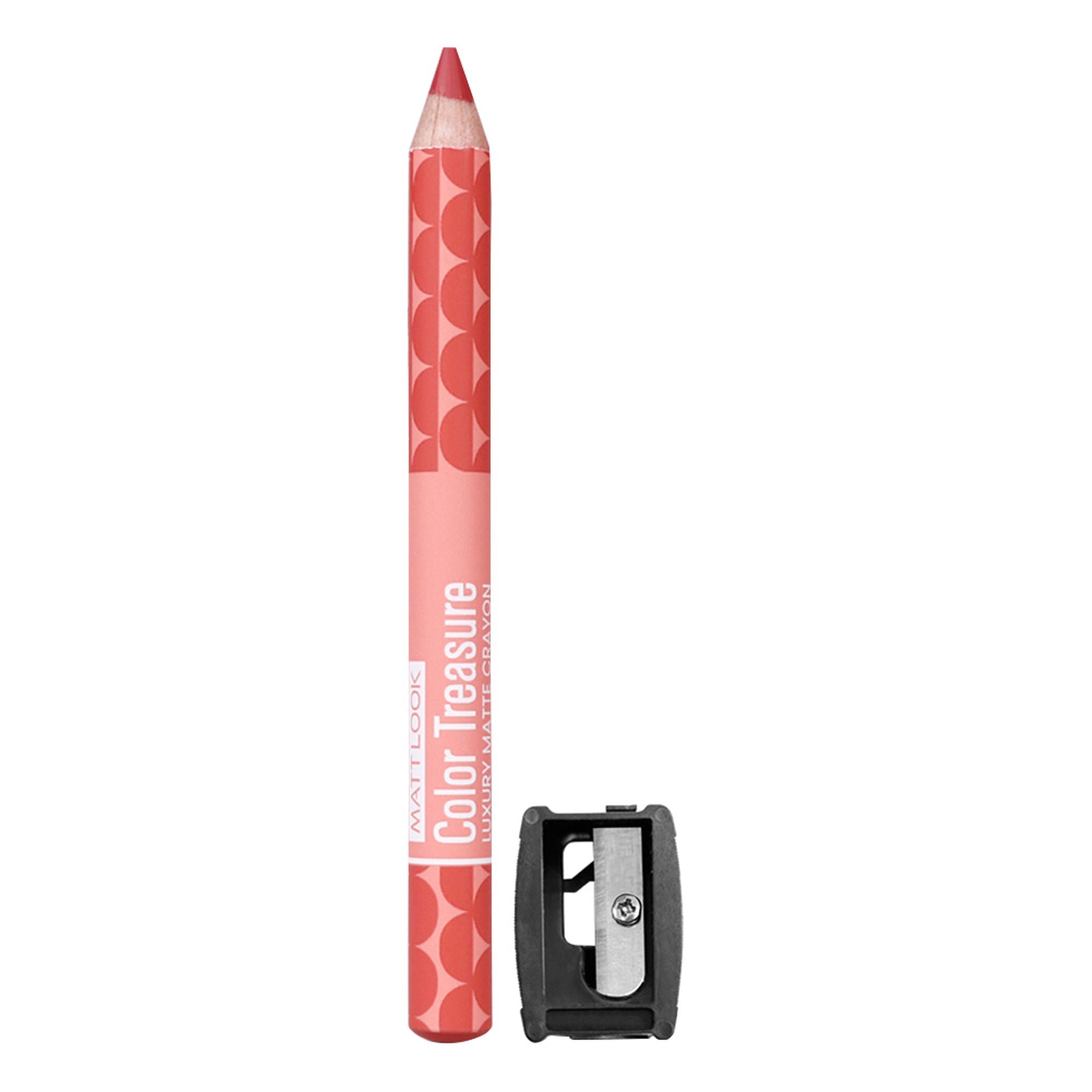 Matt Look Color Treasure Luxury Matte Lip Pencil Crayon - 13 Candy Peach | Grab2Buy