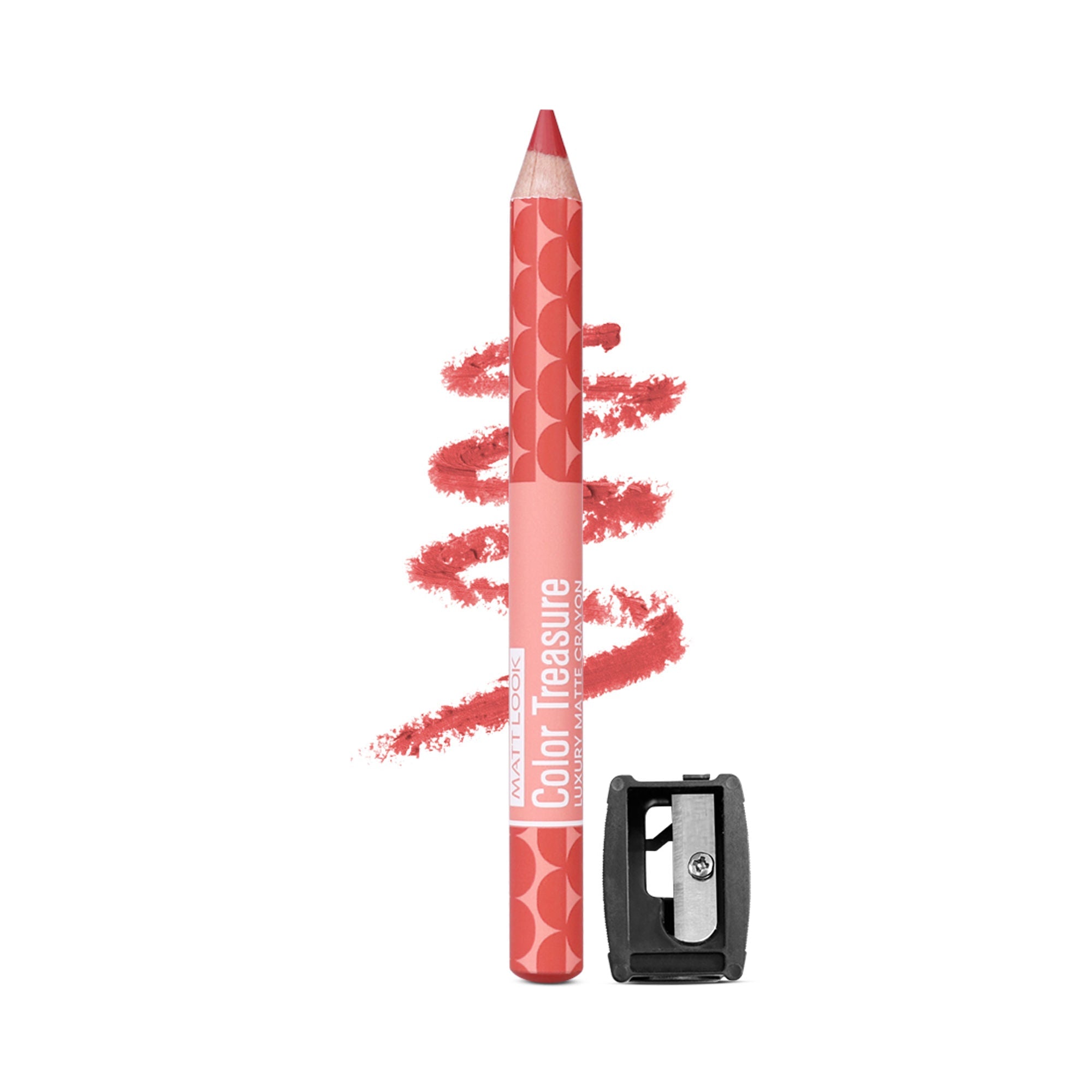 Matt Look Color Treasure Luxury Matte Lip Pencil Crayon - 13 Candy Peach | Grab2Buy