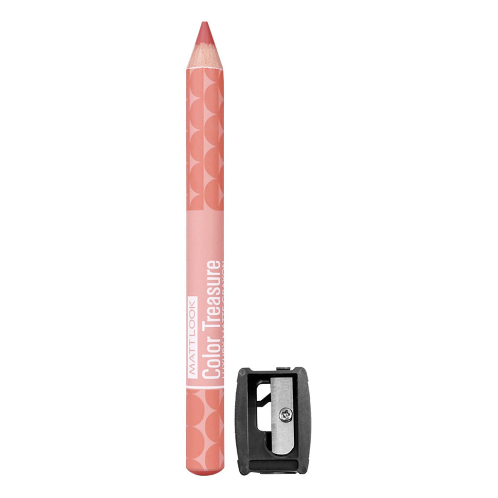 Matt Look Color Treasure Luxury Matte Lip Pencil Crayon - 14 Natural Nude | Grab2Buy
