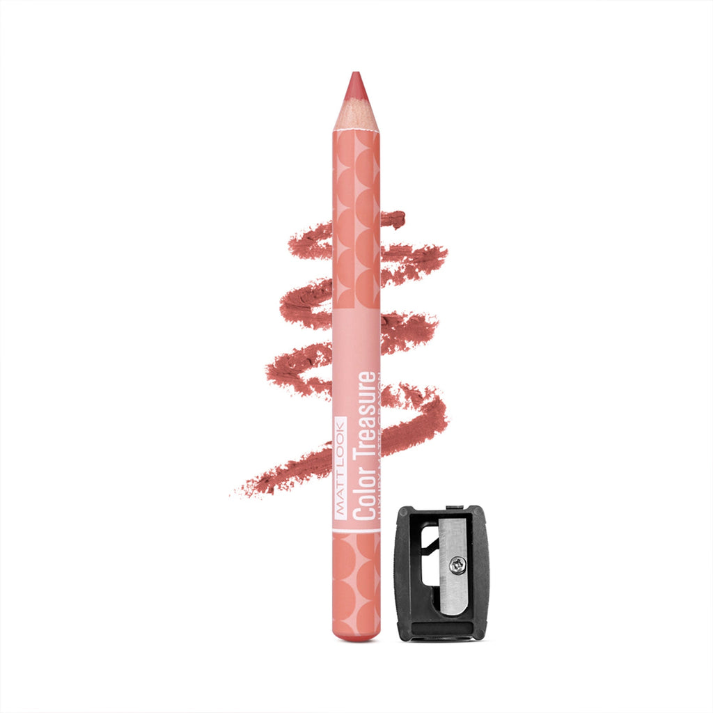 Matt Look Color Treasure Luxury Matte Lip Pencil Crayon - 14 Natural Nude | Grab2Buy