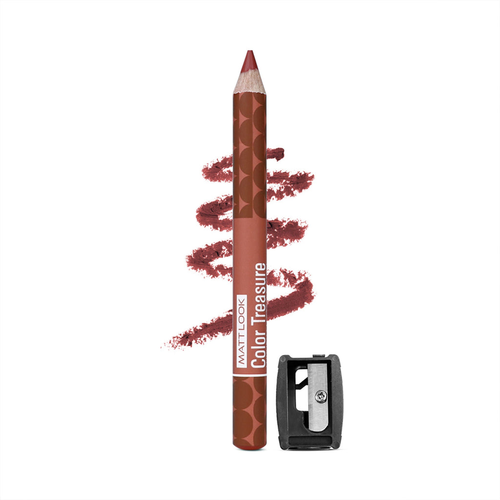 Matt Look Color Treasure Luxury Matte Lip Pencil Crayon - 16 Clay Crush | Grab2Buy
