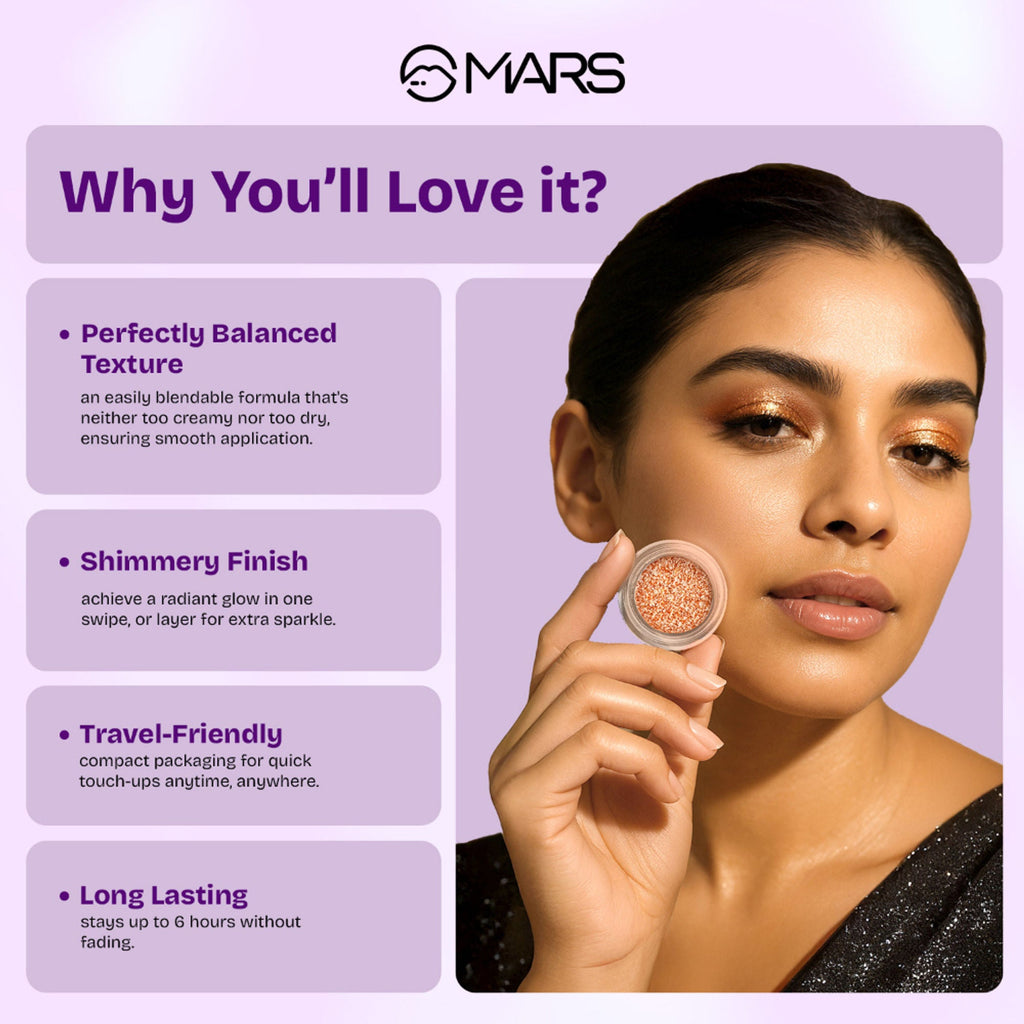 MARS Cosmetics Starlit Pot Eyeshadow - 03 | Grab2Buy