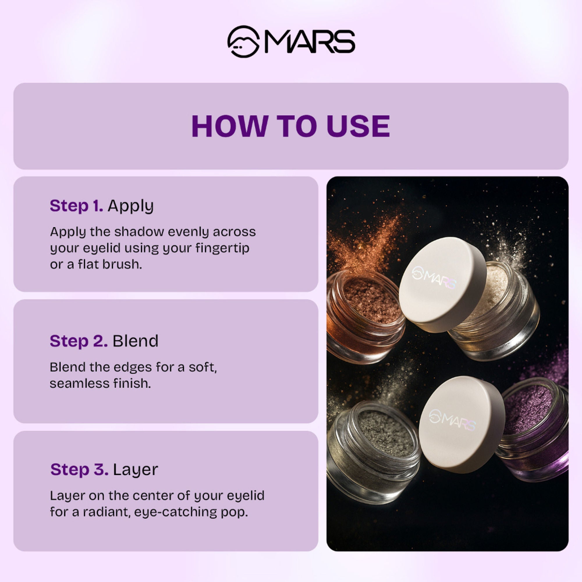 MARS Cosmetics Starlit Pot Eyeshadow - 03 | Grab2Buy