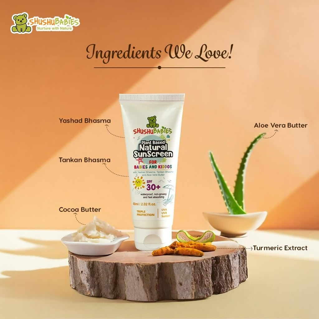 ShuShu Babies Sunscreen For Babies & Kids , SPF 30+ (under 0-12 Years) | Grab2Buy