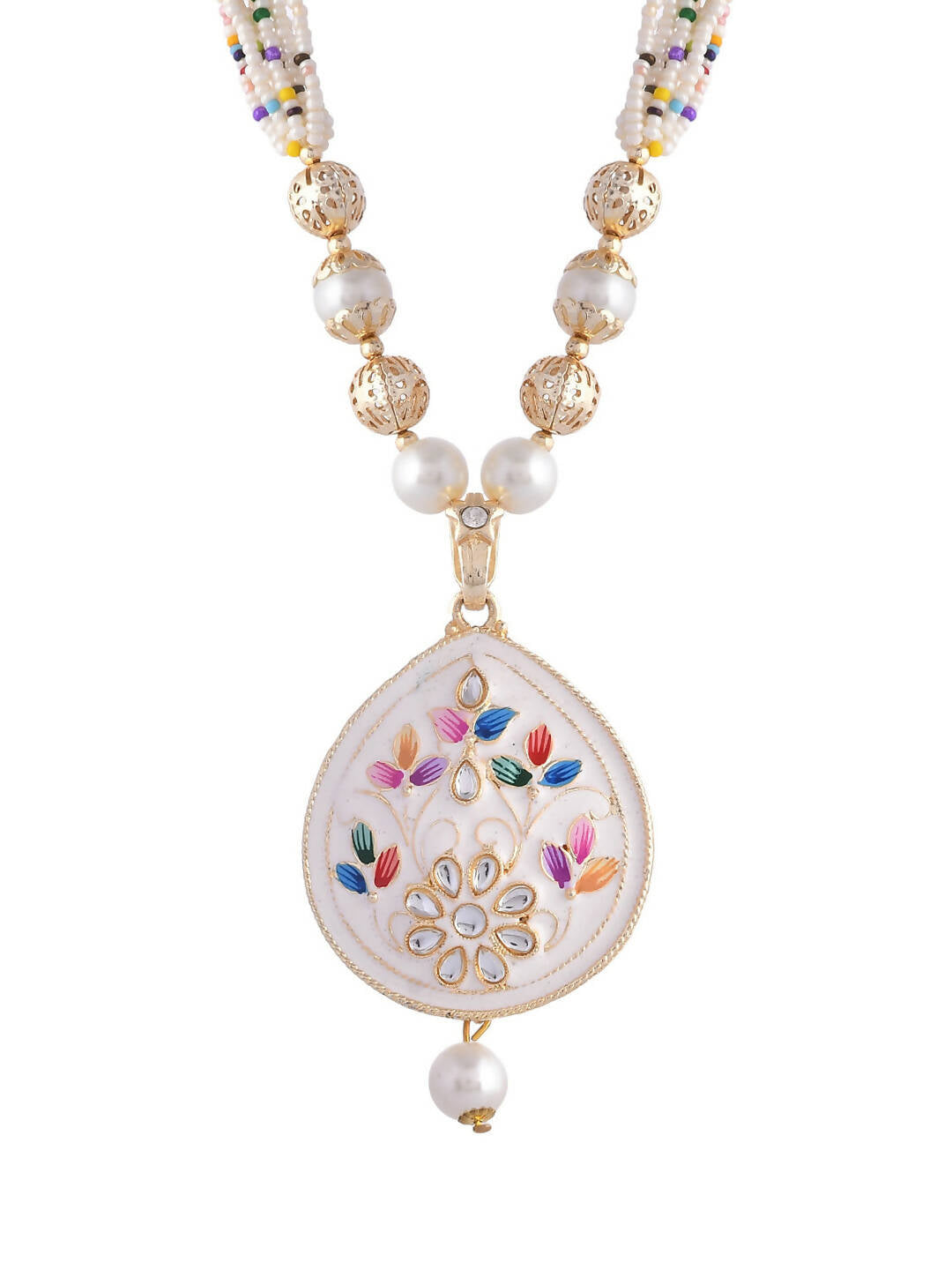 VOJ Women White Color stainless steel Jewellery Set | Grab2Buy