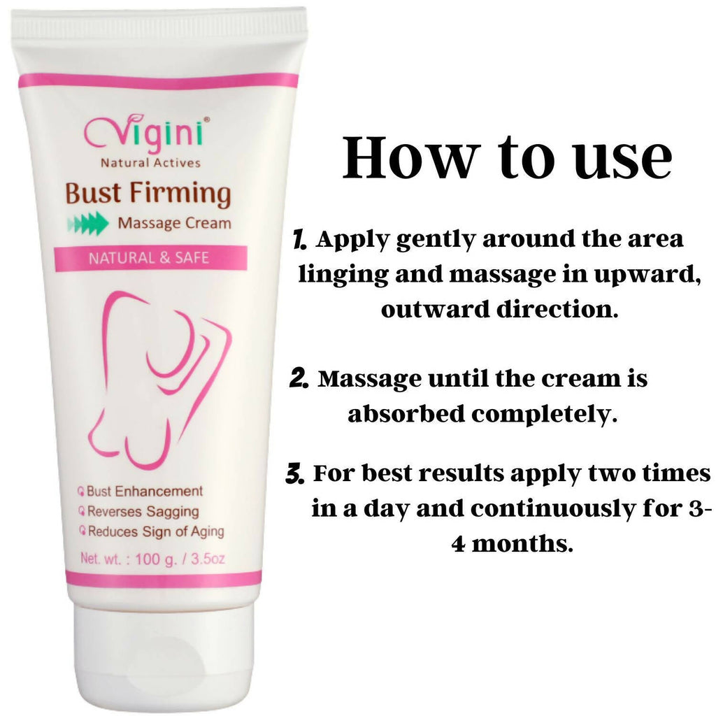 Vigini Natural Actives Breast Bust Body Shaping Toner Firming Tightening Growth Oil Cream | Grab2Buy