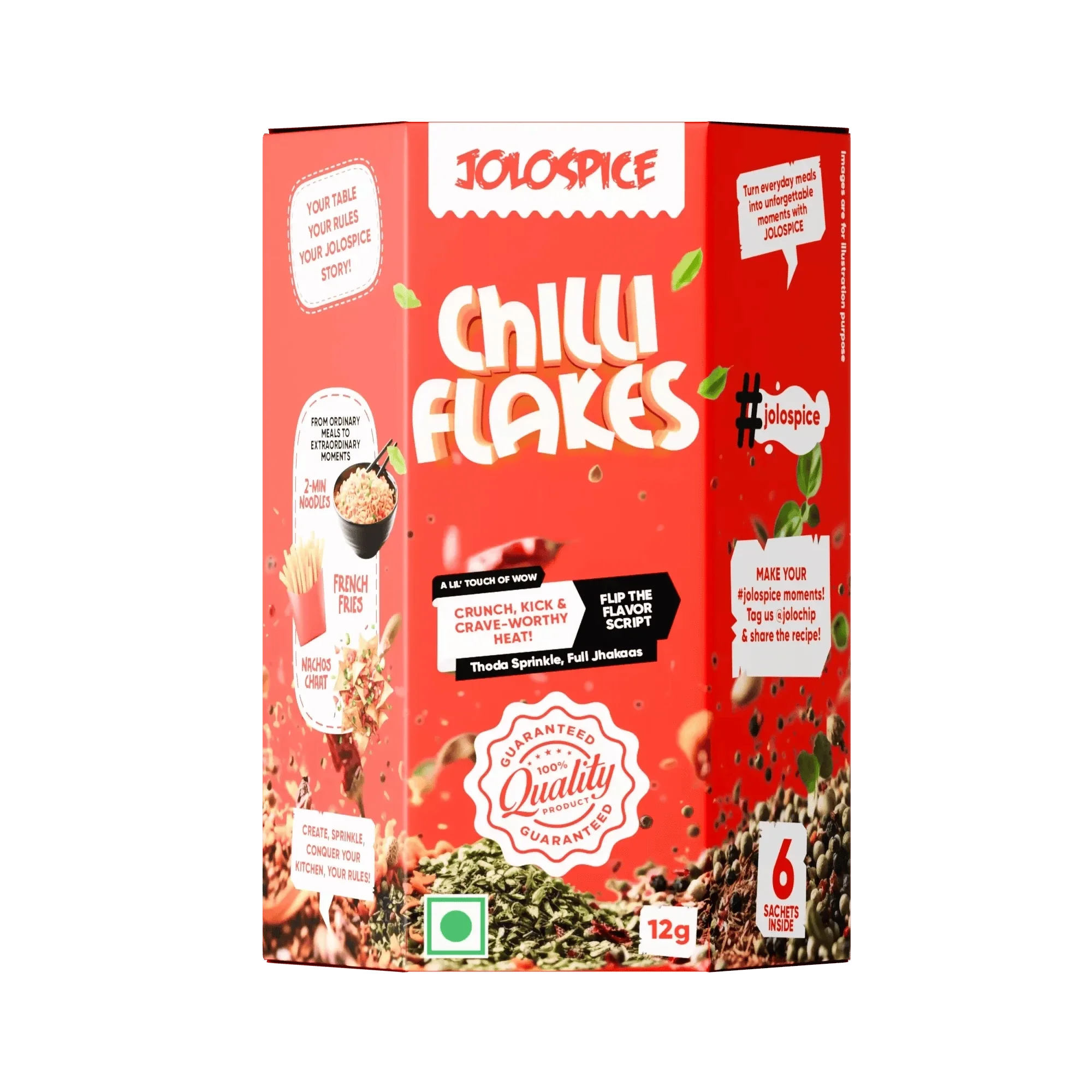 Jolospice Chilli Flakes | Grab2Buy
