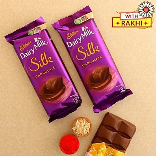 Cute Owl Polymer Clay Rakhi & Silk Chocolates | Grab2Buy