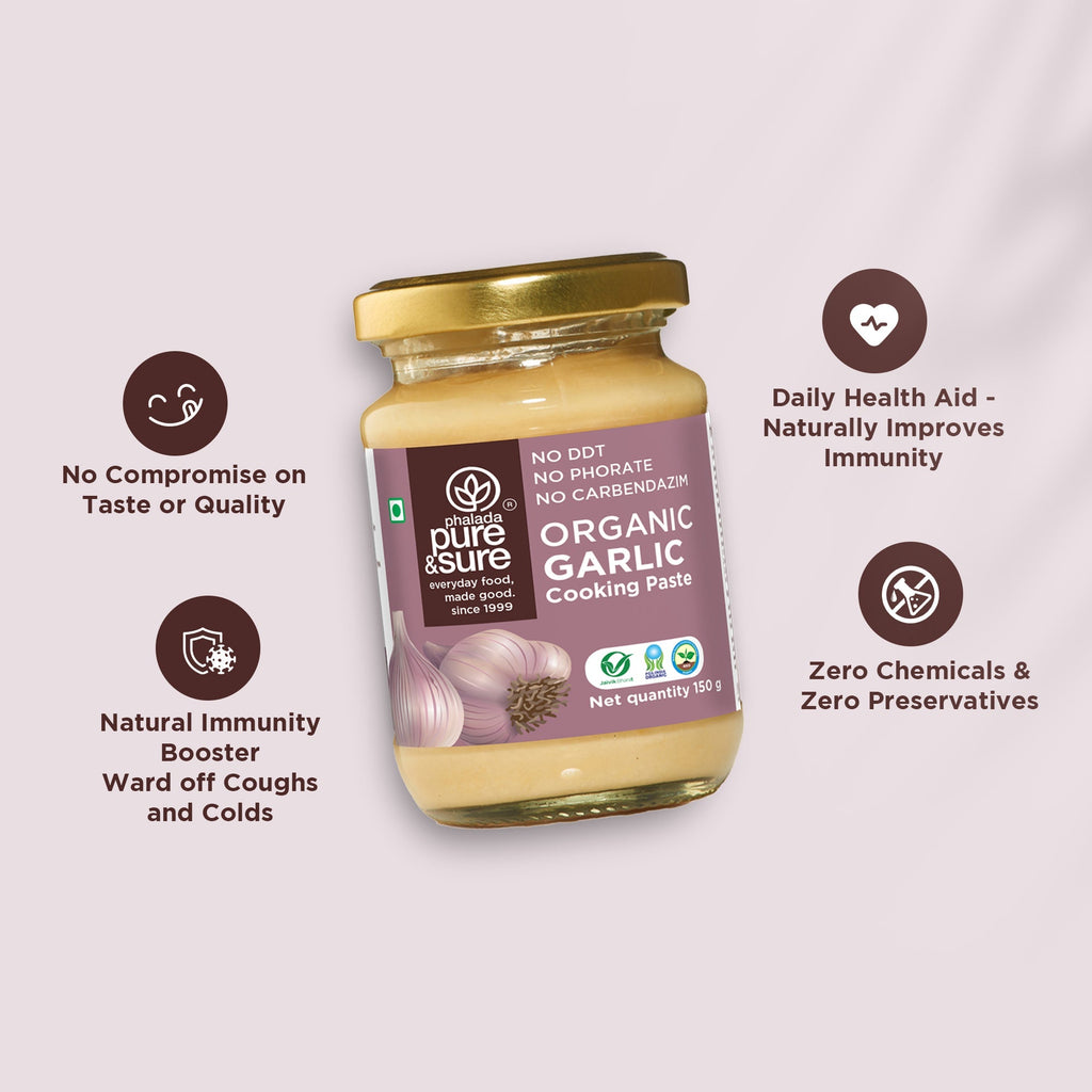 Pure & Sure Organic Garlic Paste | Grab2Buy