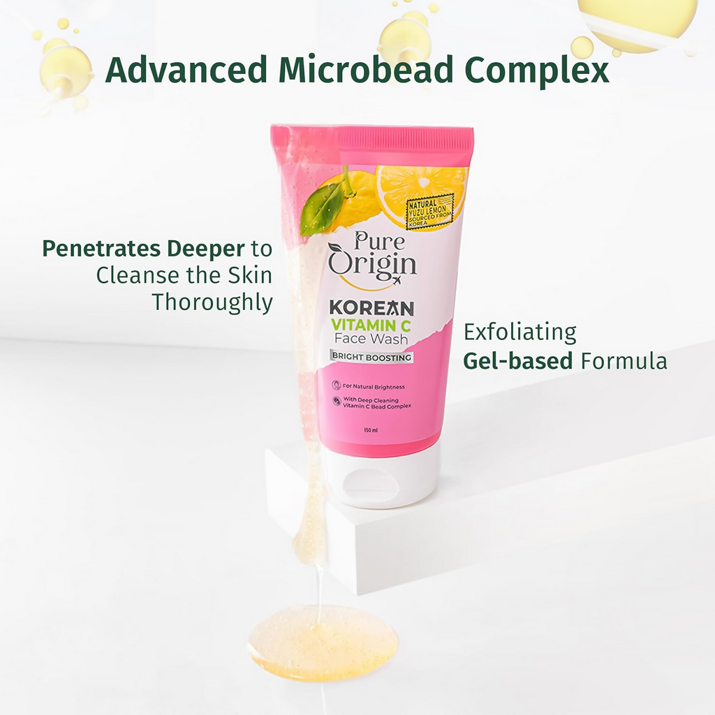 Pure Origin Korean Vitamin C Bright Boosting Face Wash | Grab2Buy