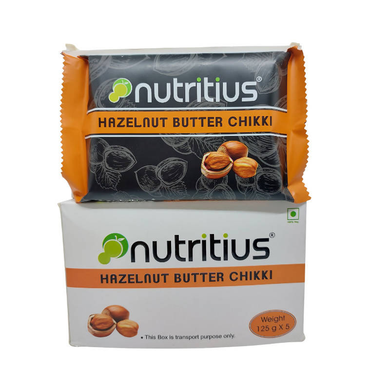 Nutritius Hazelnut Peanut Chikki | Grab2Buy