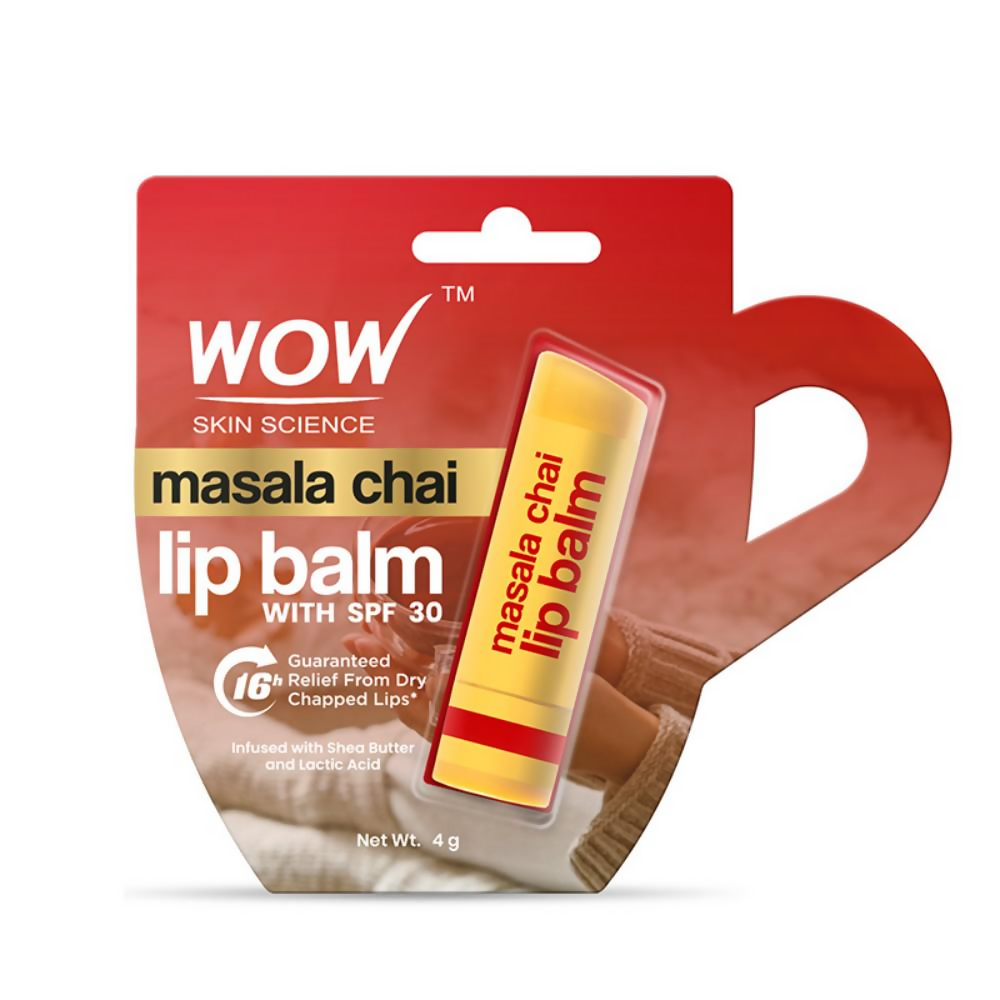 Wow Skin Science Masala Chai Lip Balm | Grab2Buy