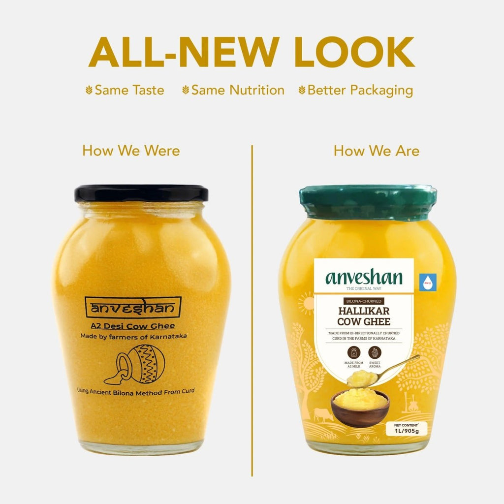 Anveshan A2 Desi Cow Ghee | Pure, Natural & Healthy Ghee | A2 Gir Cow Ghee | Grab2Buy