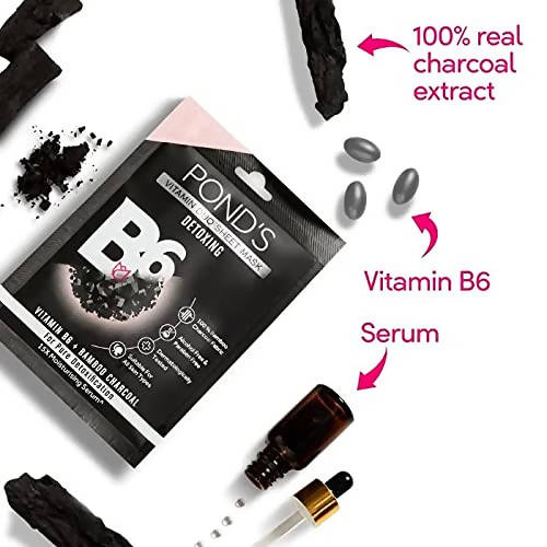 Ponds Detoxing Sheet Mask With Vitamin B6 | Grab2Buy