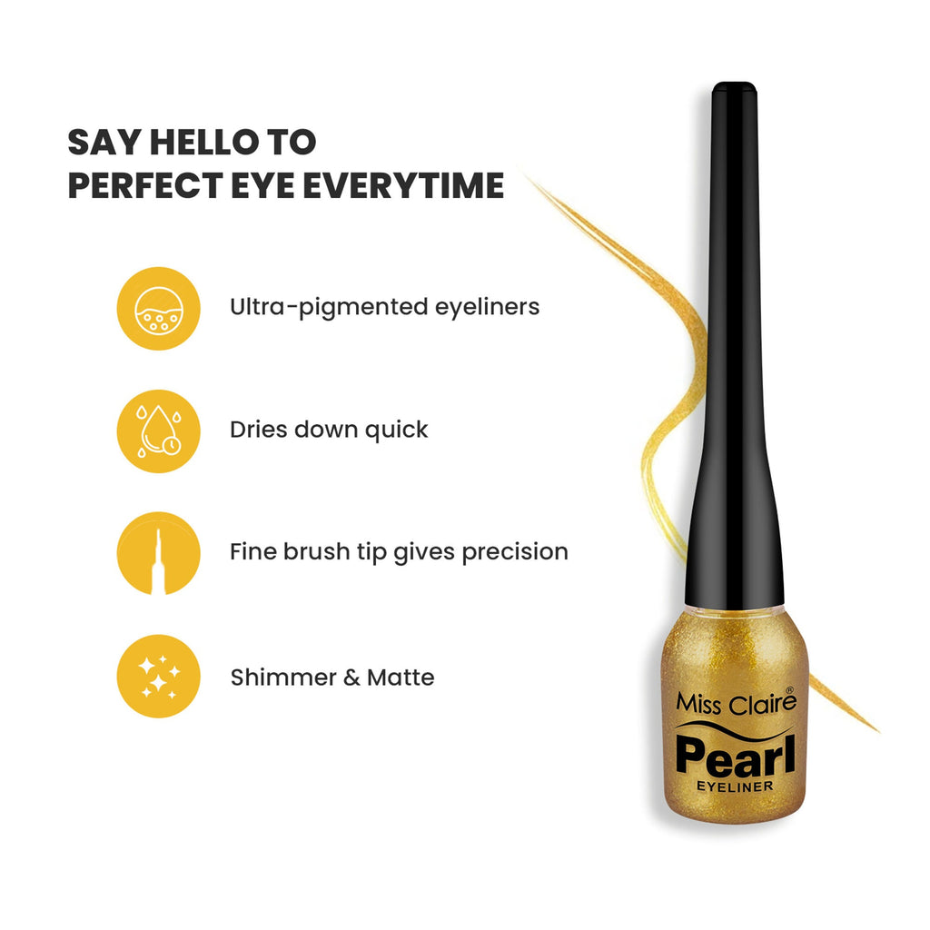 Miss Claire Pearl Eyeliner - 18 Shimmer Pink | Grab2Buy