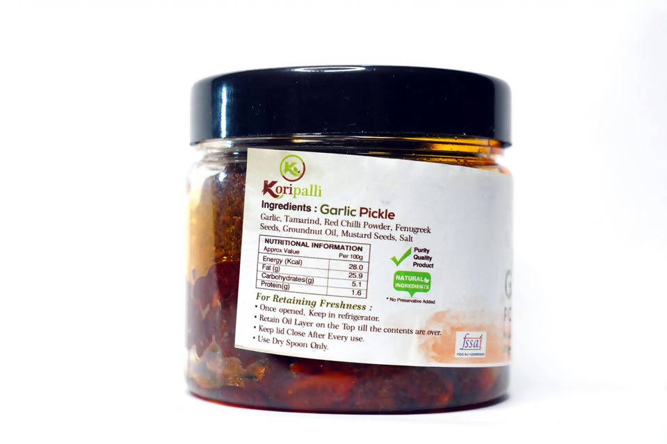 Koripalli Pickles Garlic Pickle | Grab2Buy