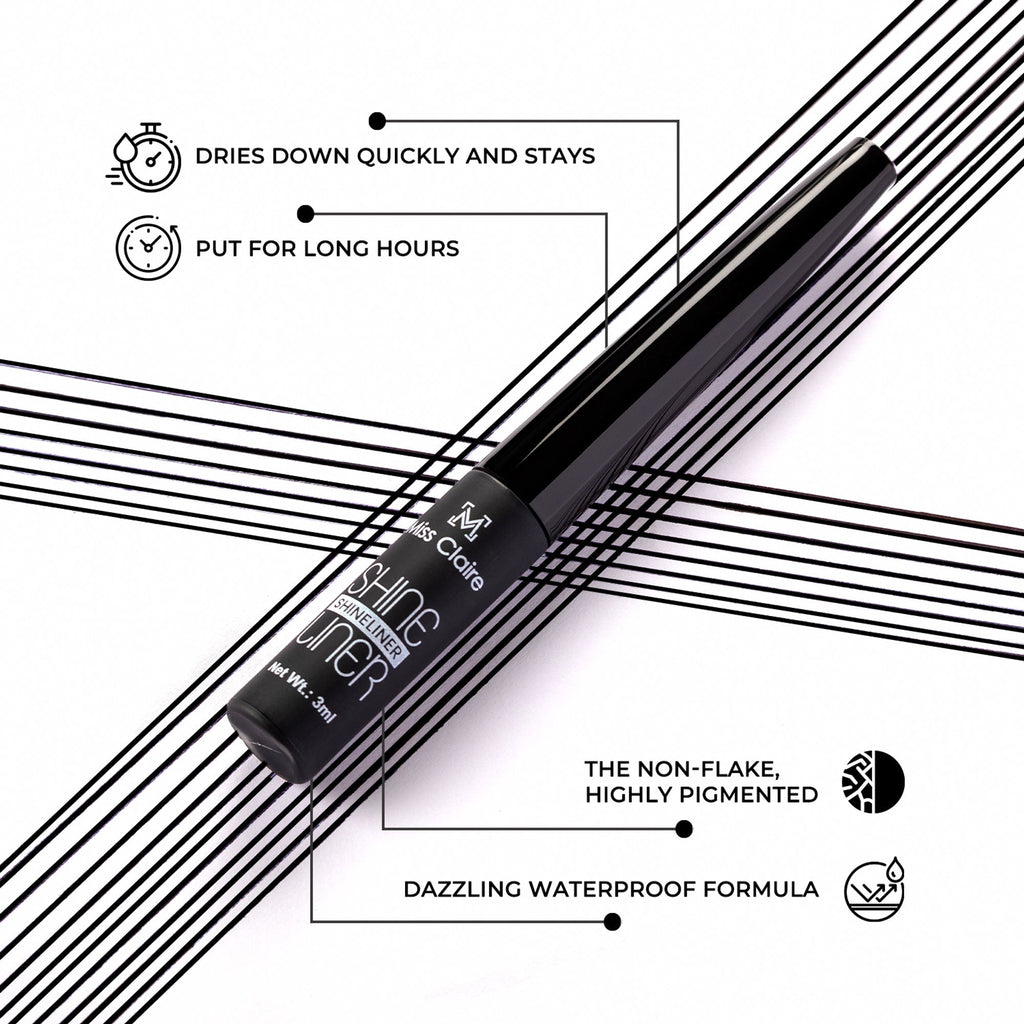 Miss Claire Shine Liner - Black
