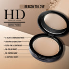 Miss Claire Hd Compact Powder - 02 Silken Vanilla