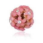 Trendoo Jewelry Gold-Polished Stylish Fancy Party Wear Pink Studs | Grab2Buy