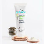 mCaffeine Green Tea Face Scrub with Vitamin C & Hyaluronic Acid | Grab2Buy