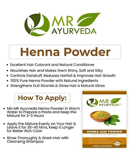 MR Ayurveda Henna Leaf Powder | Grab2Buy