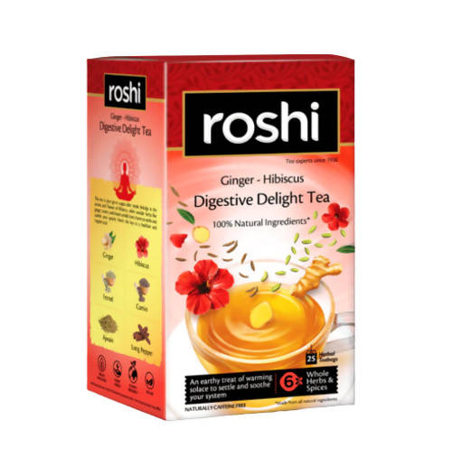 Roshi Ginger - Hibiscus Digestive Delight Tea | Grab2Buy
