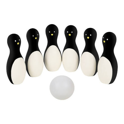 Matoyi Wooden Penguin Bowling Set For Kids | Grab2Buy