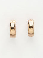 NVR Men's Rose Gold Stainless Steel Hoop Earrings | Grab2Buy
