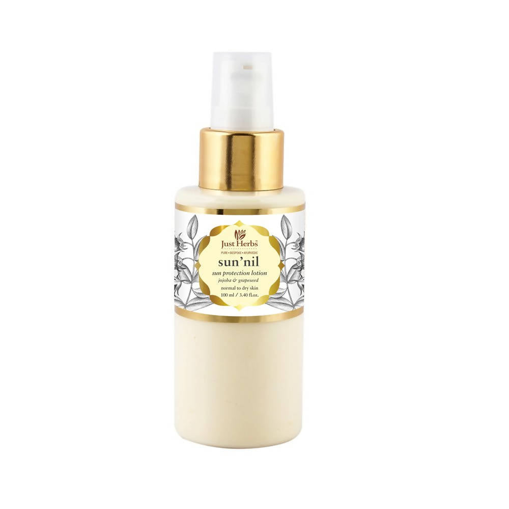 Just Herbs Sun Nil Jojoba-Grapeseed Moisturising Sun Protection Lotion | Grab2Buy