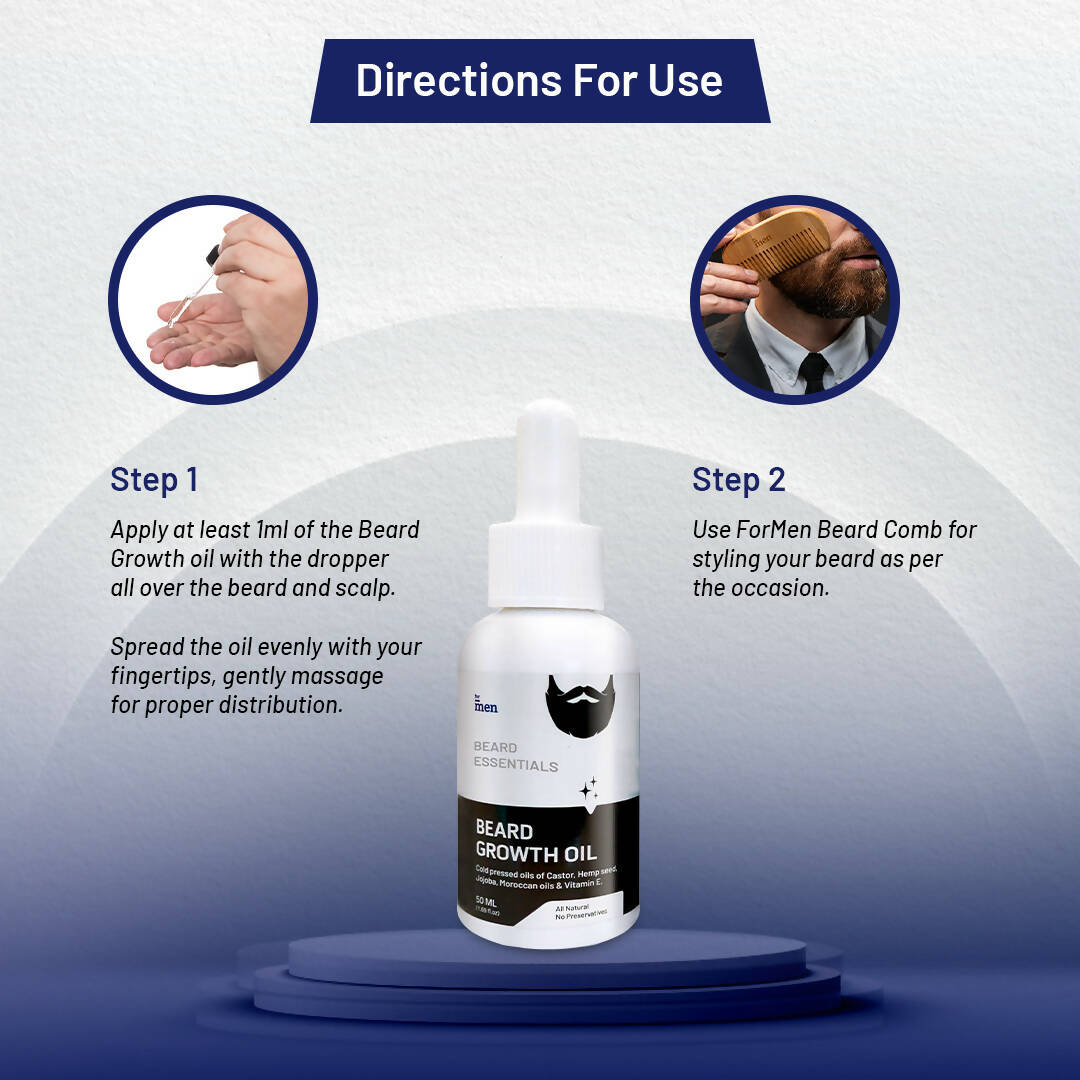 ForMen Beard Growth Oil with Anti-Itch and Anti-Dandruff | Grab2Buy