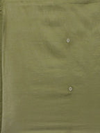 Yufta Women Olive Green Regular Pure Cotton Kurta with Palazzo & With Dupatta | Grab2Buy