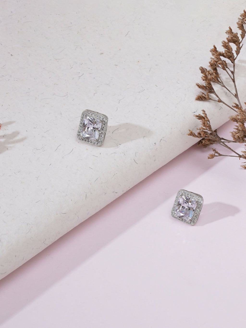 stone stud (white) - Ruby Raang | Grab2Buy