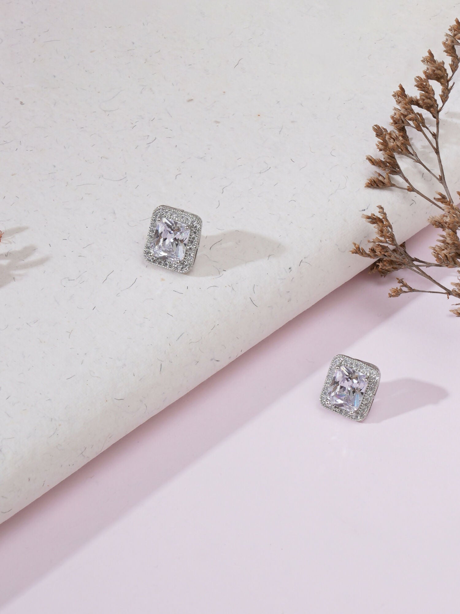 stone stud (white) - Ruby Raang | Grab2Buy