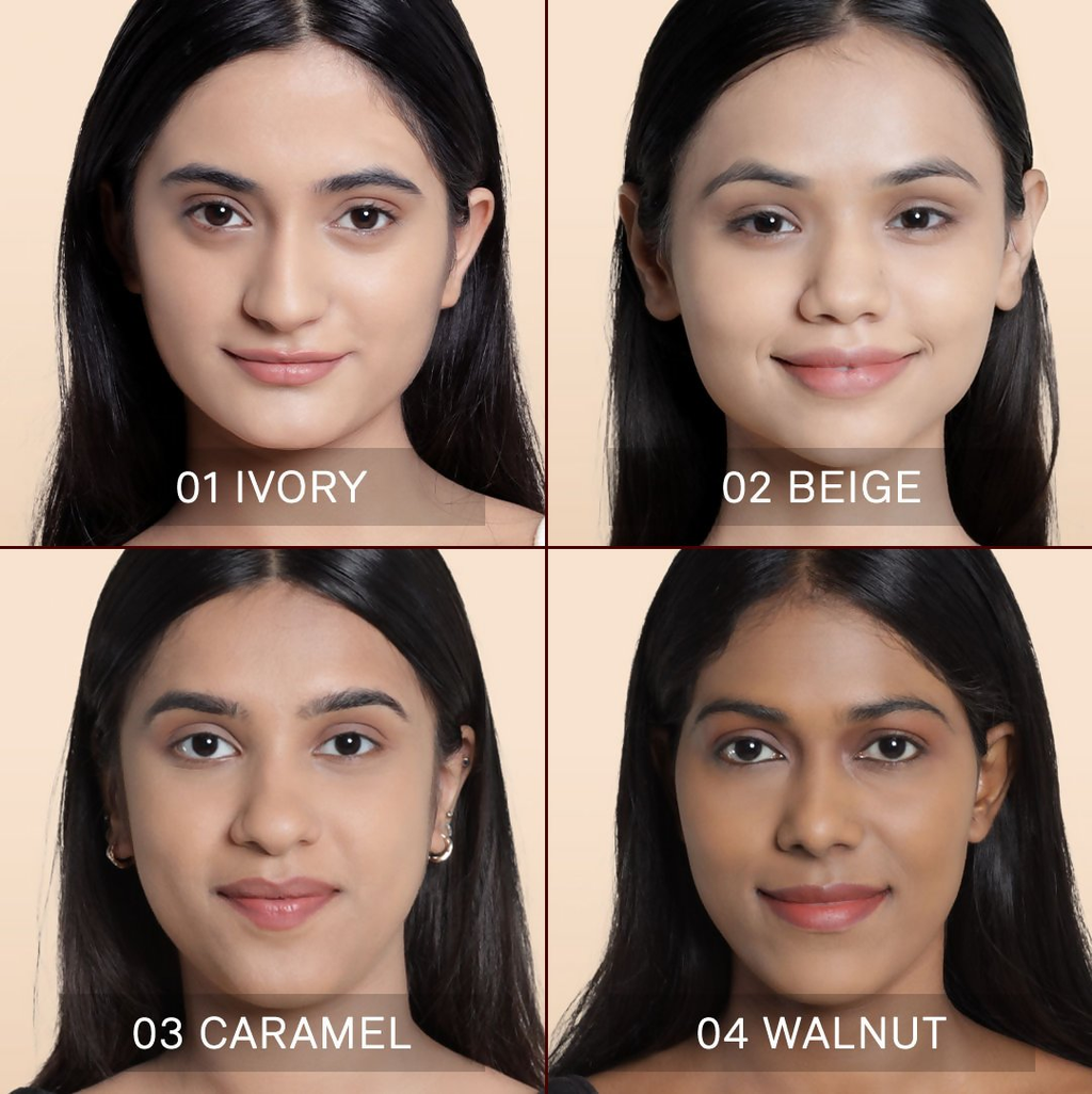 Flicka Cosmetics Tomato Moisturizing Lightweight & Long Lasting Liquid Foundation Walnut 04 | Grab2Buy