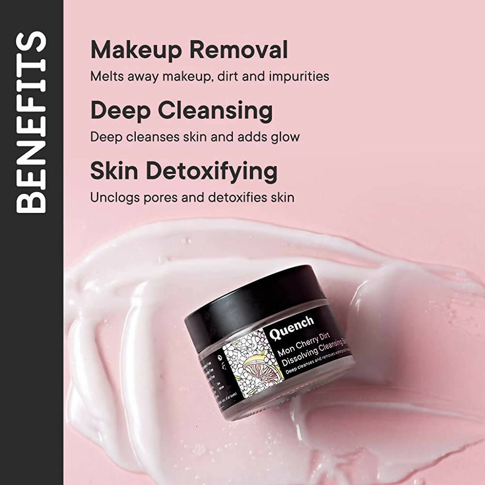 Quench Botanics Mon Cherry Dirt Dissolving Cleansing Balm - Korean Skincare | Grab2Buy