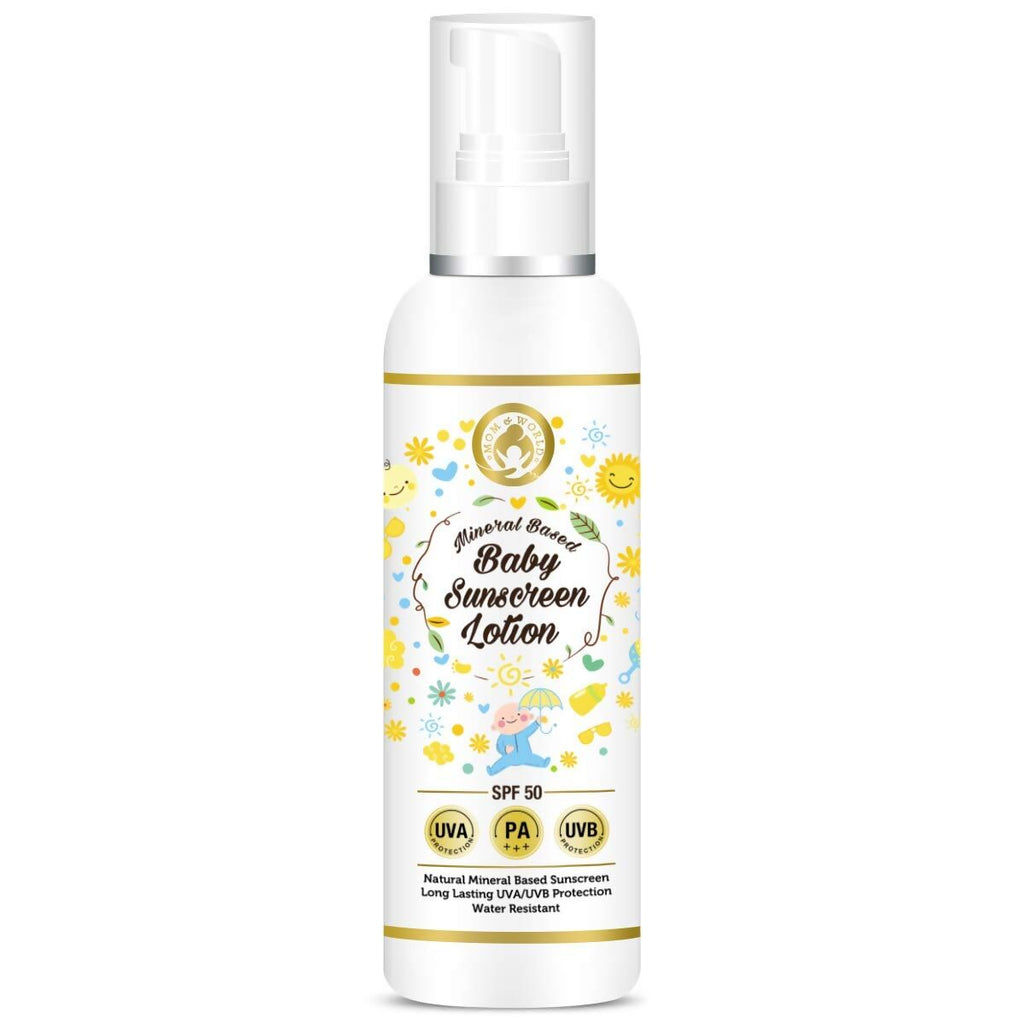 Mom & World Baby Sunscreen Lotion | Grab2Buy