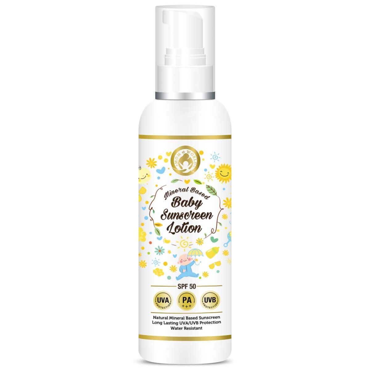 Mom & World Baby Sunscreen Lotion | Grab2Buy